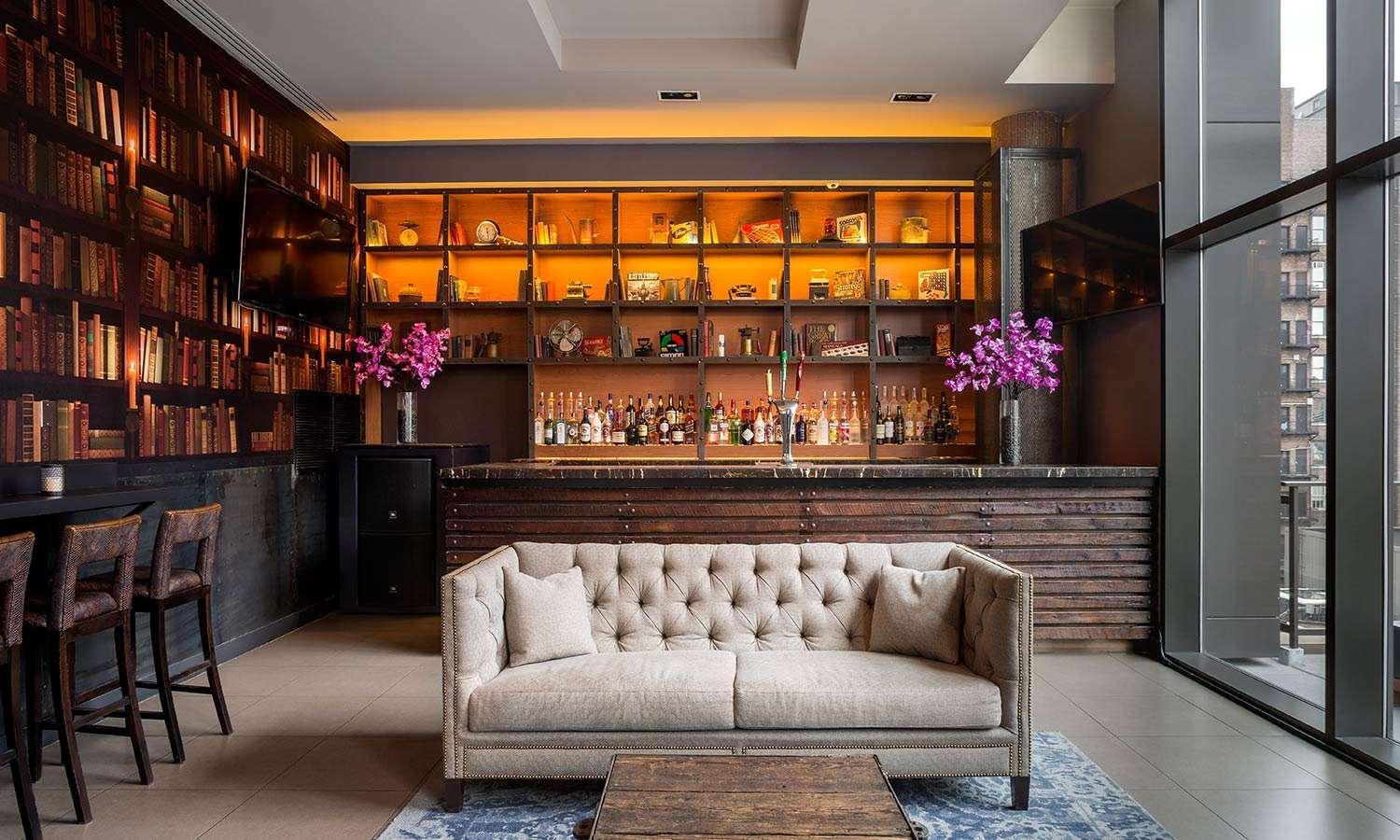 Royalton Park Avenue Nova York Exterior foto The Library at The Hari