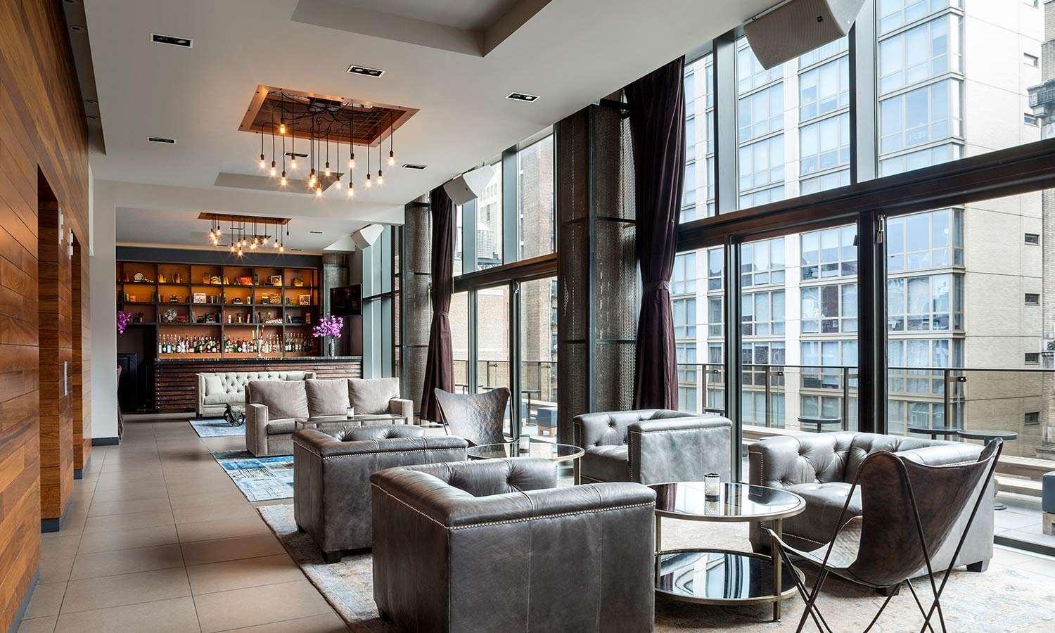 Royalton Park Avenue Nova York Exterior foto The 12th floor lounge at the InterContinental