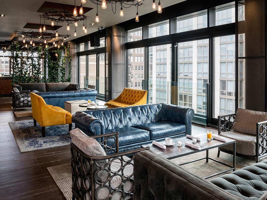 Royalton Park Avenue Nova York Exterior foto The lounge at the 36th floor